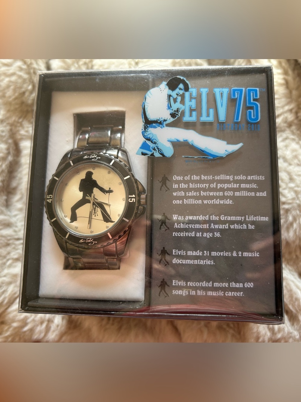 Elvis 75 commemorative men’s watch